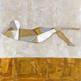 Спящий Ангел . spleeping angel . schlafender Engel<br>2007, 100 x 90 cm