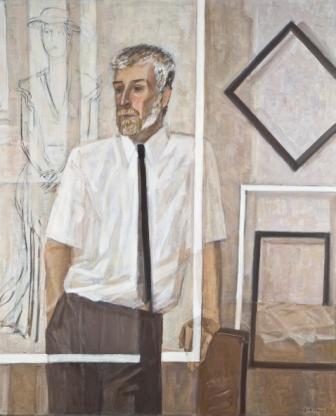 Портрет Г. Клюшина<br>Portrait of G. Klyushin<br>Porträt von G. Klyushin, 2000, 120 x 100 cm