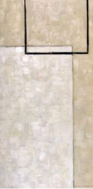 Белый холст . white canvas . weiße Leinwand <br>2007. 120 x 60 cm