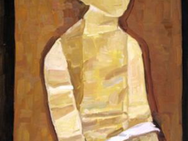 Золотой Портрет . golden portrait . goldenes Porträt<br>2009, 80 x 60 cm